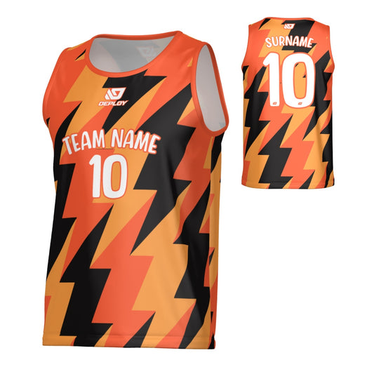 Bolts Sports Singlet - Orange