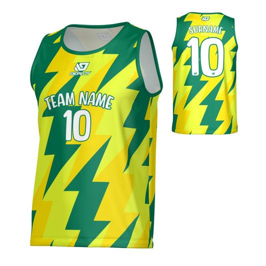 Bolts Sports Singlet - Green