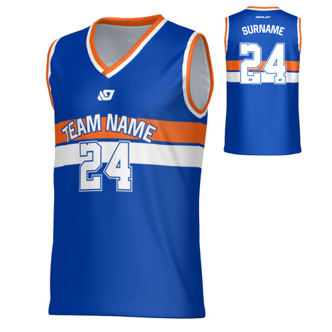 Champion Basketball Jersey - Blue & Orange