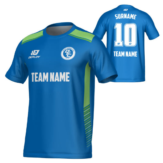 Apex Jersey - Blue & Neon Green