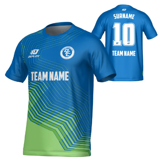 Circuit Jersey - Blue & Neon Green