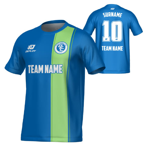 Edge Jersey - Blue & Neon Green