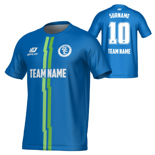 Lightning Jersey - Blue & Neon Green