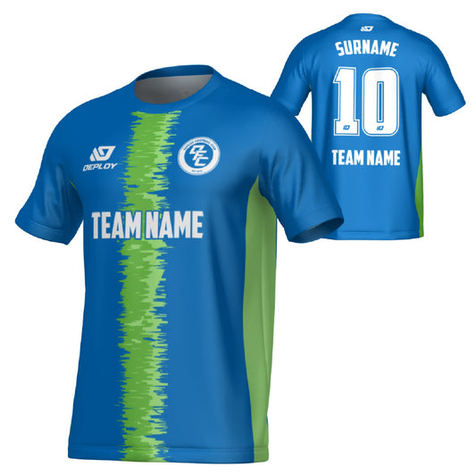 Rift Jersey - Blue & Neon Green