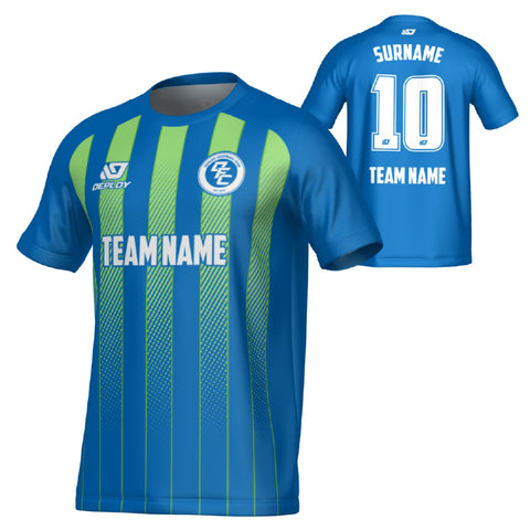 Streamline Jersey - Blue & Neon Green