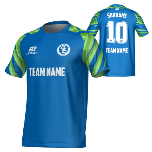 Surge Jersey - Blue & Neon Green