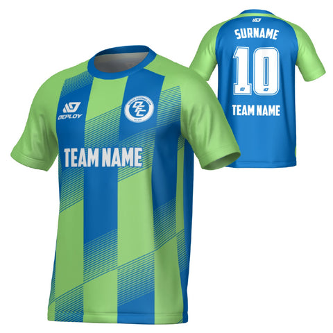 Vector Jersey - Blue & Neon Green