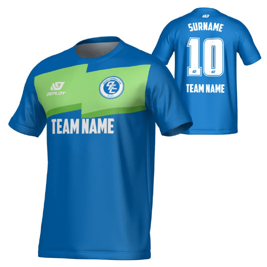 Zag Jersey - Blue & Neon Green