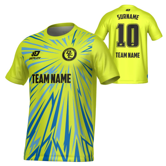 Burst Jersey - Neon Yellow