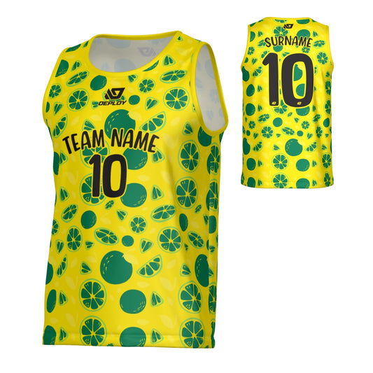 Citrus Sports Singlet - Yellow