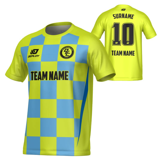 Checkers Jersey - Neon Yellow