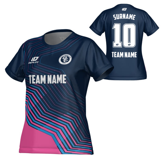 Circuit Womens Jersey - Navy & Pink