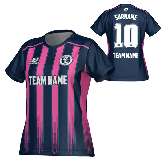 Classic Womens Jersey - Navy & Pink