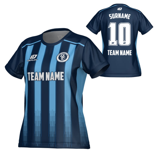 Classic Womens Jersey - Navy & Sky Blue