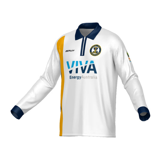 Corio Bay Sports Club - Cricket Polo Long Sleeve Unisex & Youth