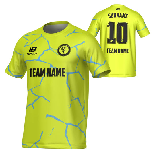 Cracks Jersey - Neon Yellow