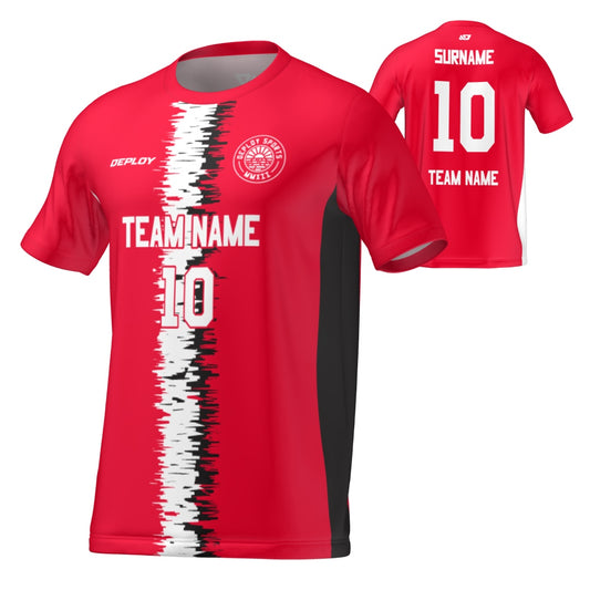 Flight Jersey Static Stripe - Red