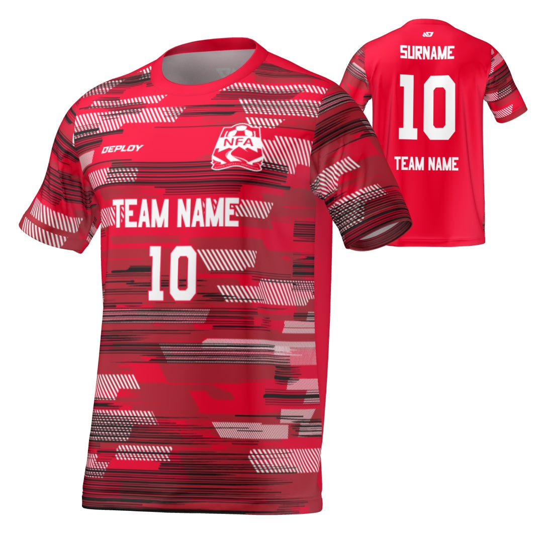 Nepean FA - Flight Jersey Glitch - Red