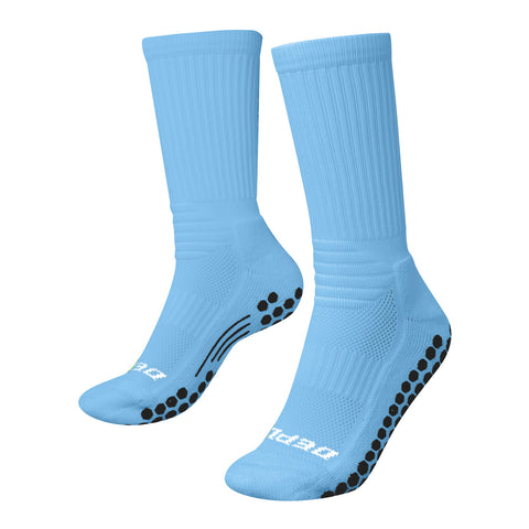 Deploy Pro Football Grip Socks - Sky Blue