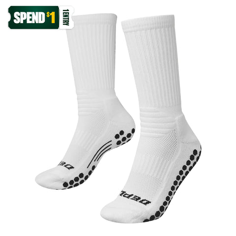 Deploy-football-soccer-grip-socks-white