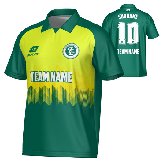 Echo Collared Jersey - Green