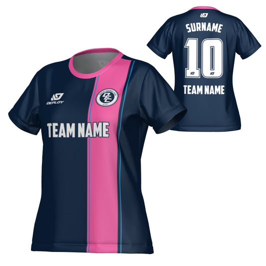Edge Womens Jersey - Navy & Pink