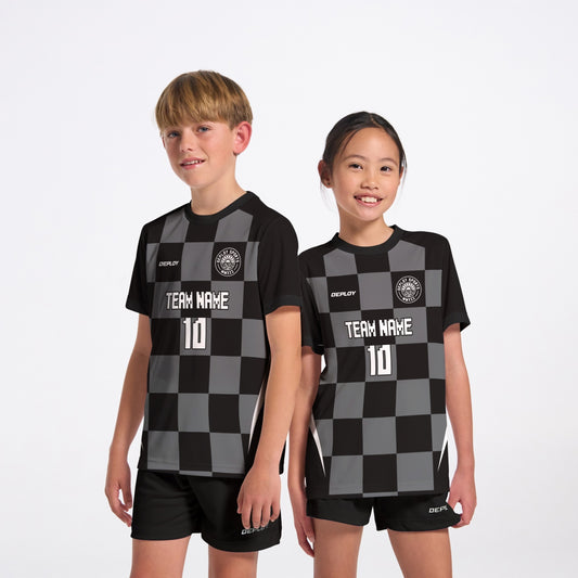 Flight Jersey Checkers - Black
