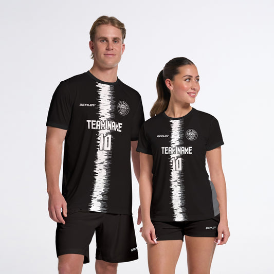 Flight Jersey Static Stripe - Black