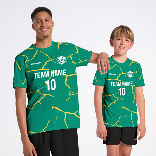 Flight Jersey Cracks - Green
