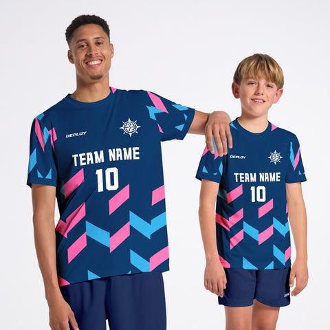 Flight Jersey Arrows - Navy & Pink