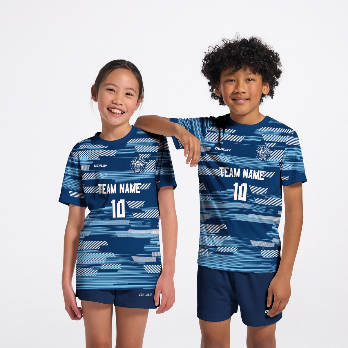 Flight Jersey Glitch - Navy