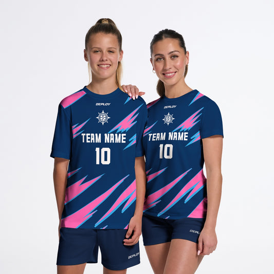 Flight Jersey Lightning - Navy & Pink