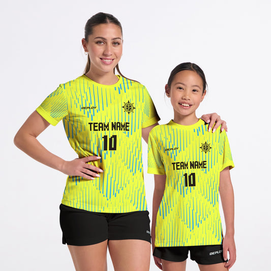 Flight Jersey Faded - Neon Yellow