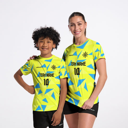 Flight Jersey Fragments - Neon Yellow