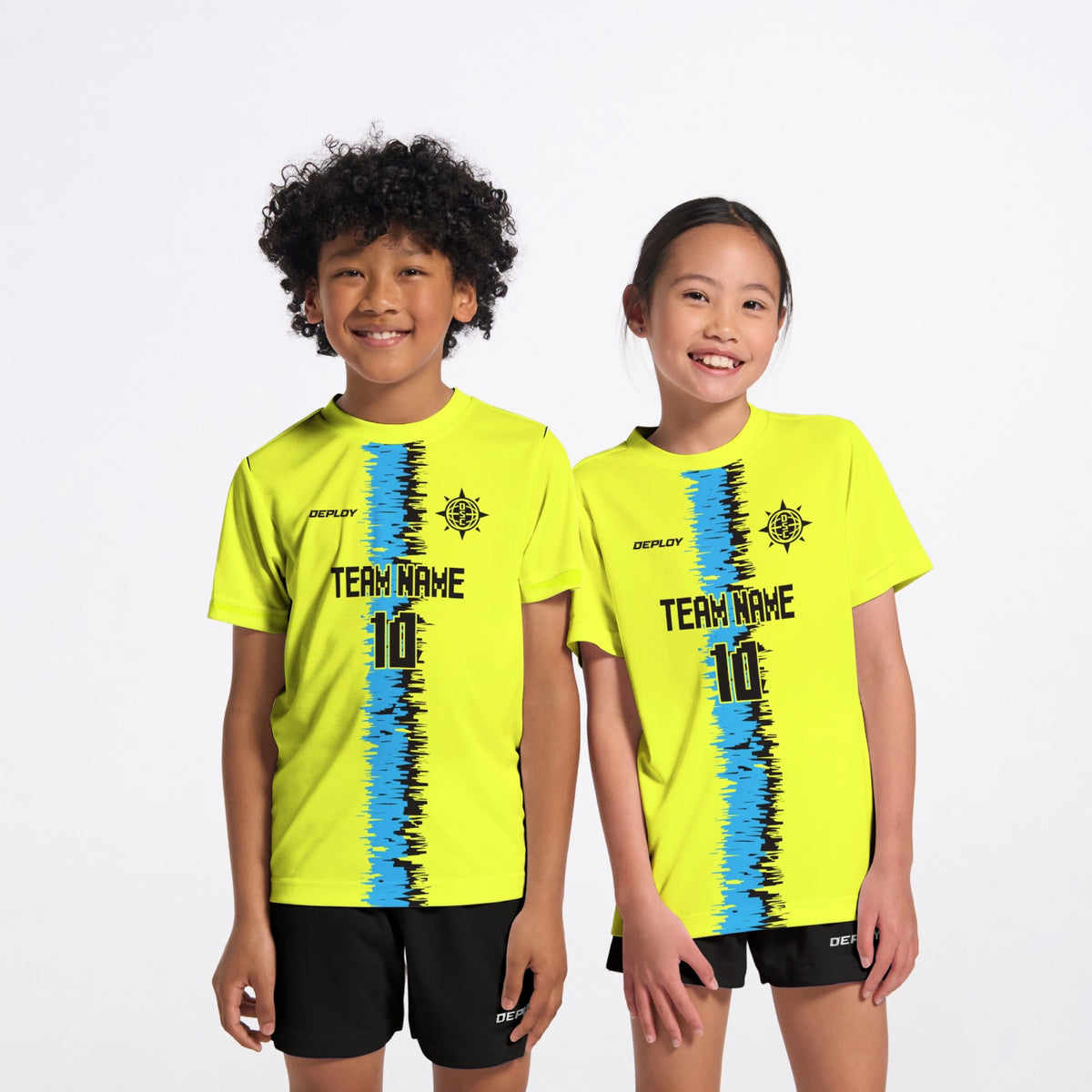 Flight Jersey Static - Neon Yellow - Deploy Football - Australia's Best Footballs & Soccer Balls