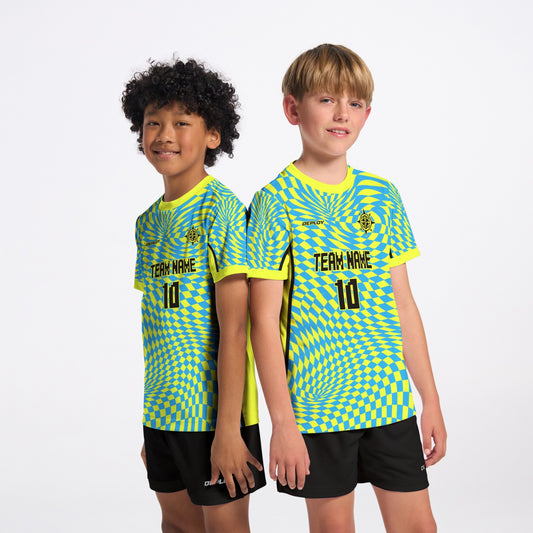 Flight Jersey Warped - Neon Yellow
