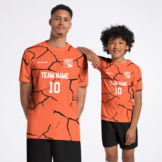 Flight Jersey Cracks - Orange