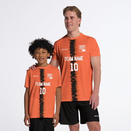 Flight Jersey Static Stripe - Orange