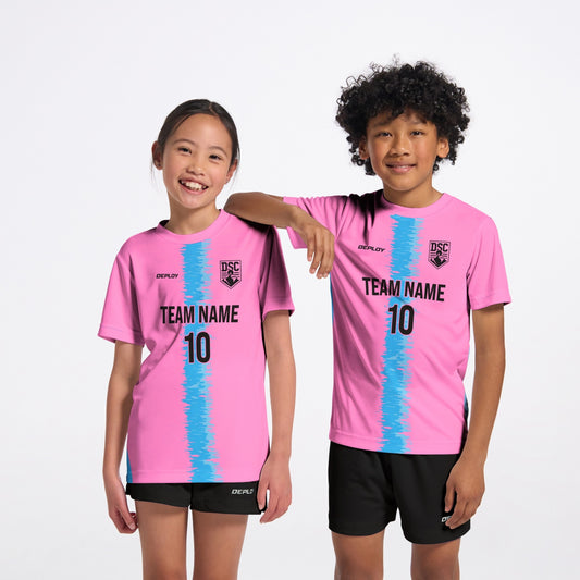 Flight Jersey Static Stripe - Pink