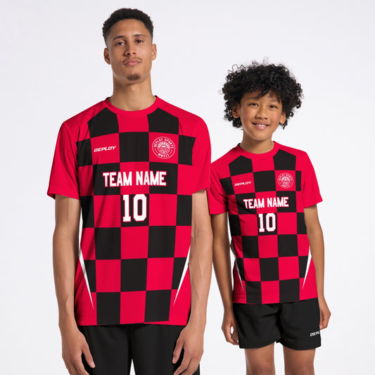 Flight Jersey Checkers - Red