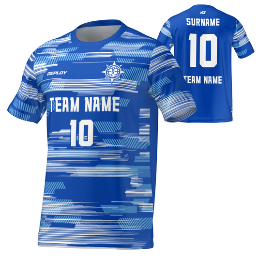 Flight Jersey Glitch - Royal Blue
