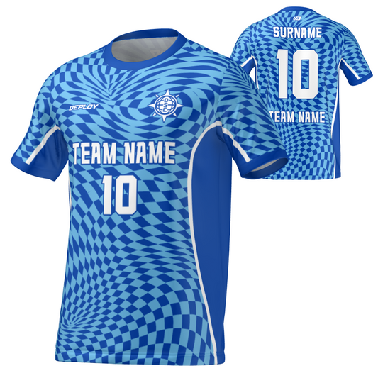 Flight Jersey Warped - Royal Blue