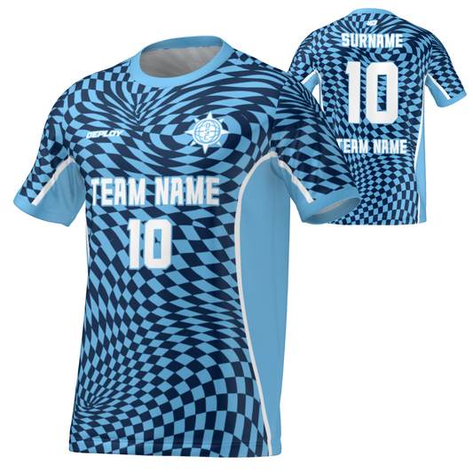 Flight Jersey Warped - Sky Blue