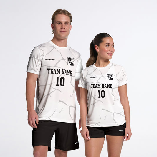 Flight Jersey Cracks - White