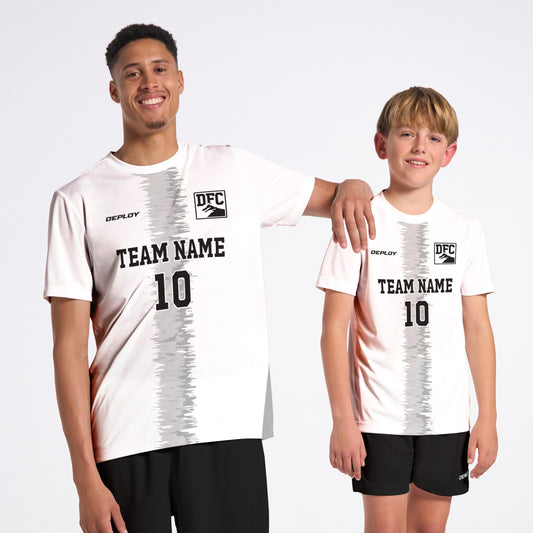 Flight Jersey Static Stripe - White