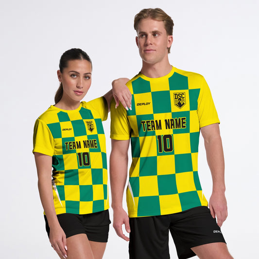 Flight Jersey Checkers - Yellow