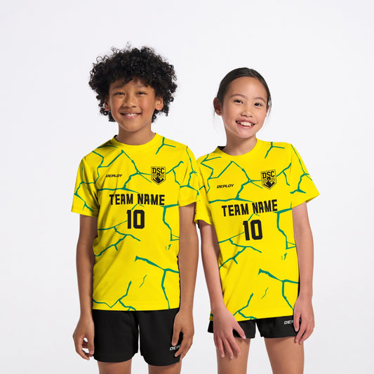 Flight Jersey Cracks - Yellow