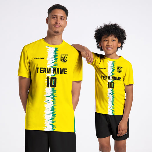 Flight Jersey Static Stripe - Yellow