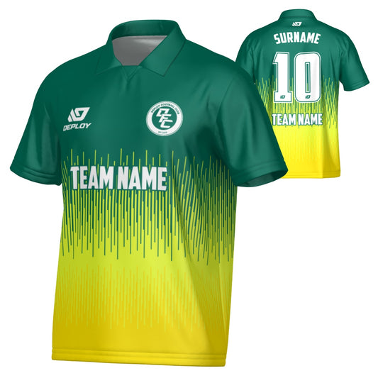 Fade Collared Jersey - Green