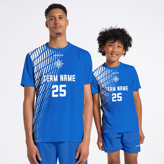 Flight Jersey Gradient - Royal Blue